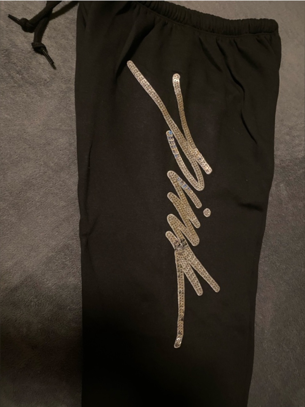 Pink Victoria’s Secret bling sequin sweatpants - Picture 2 of 6